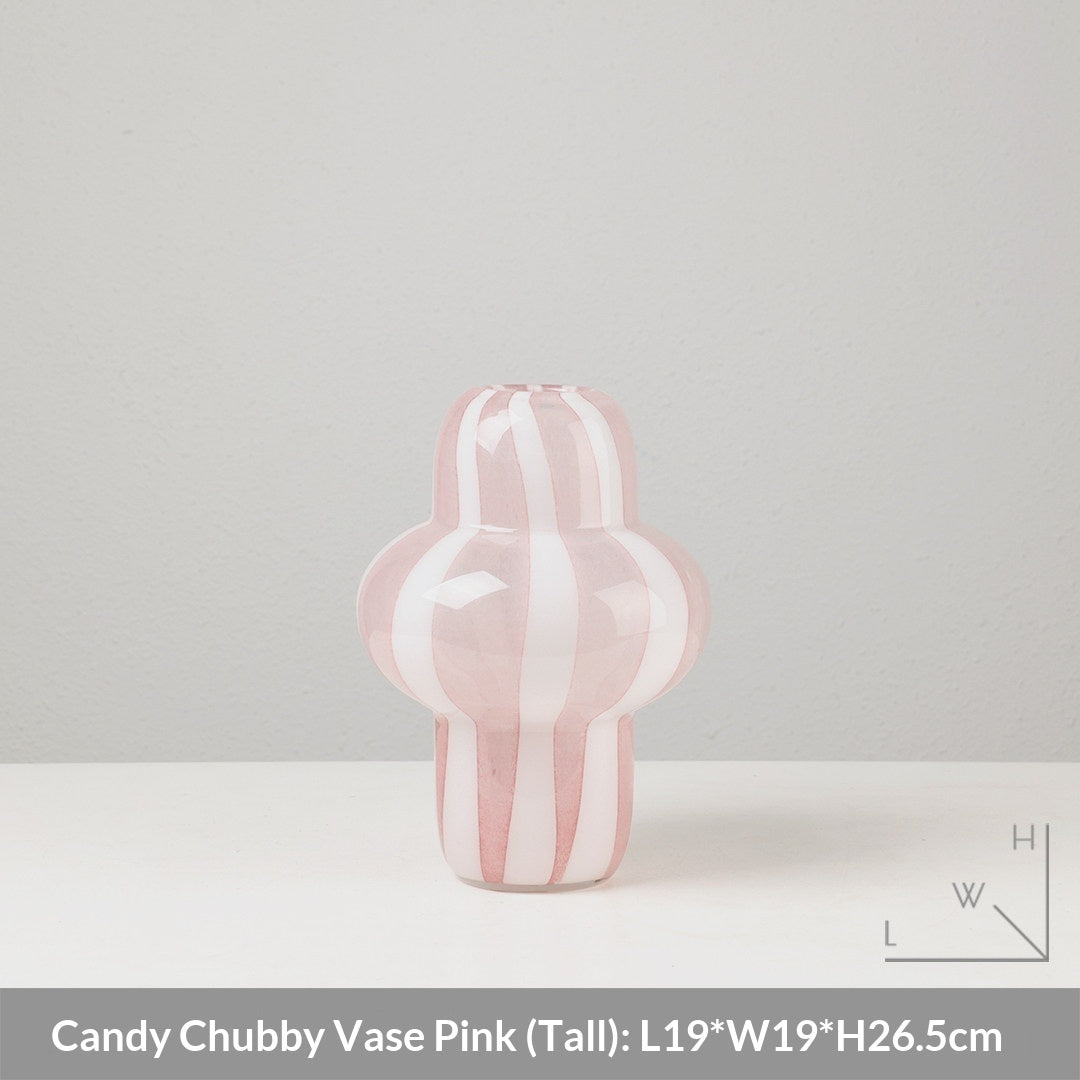 Creative Living Room Decor A Stained-glass Vase For Flower Arrangements