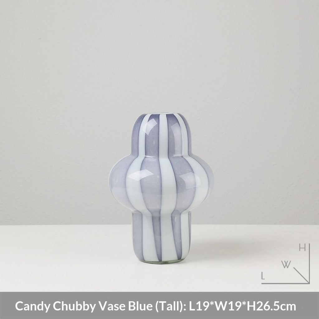 Creative Living Room Decor A Stained-glass Vase For Flower Arrangements