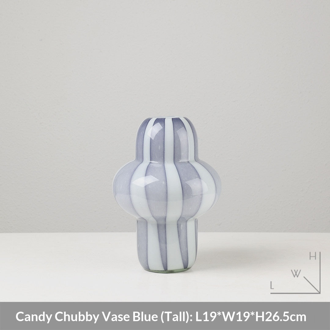 Creative Living Room Decor A Stained-glass Vase For Flower Arrangements