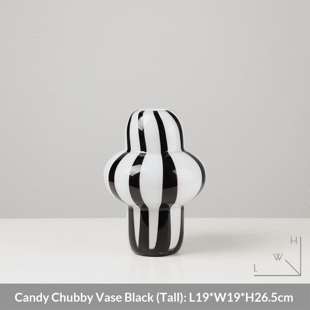 Creative Living Room Decor A Stained-glass Vase For Flower Arrangements