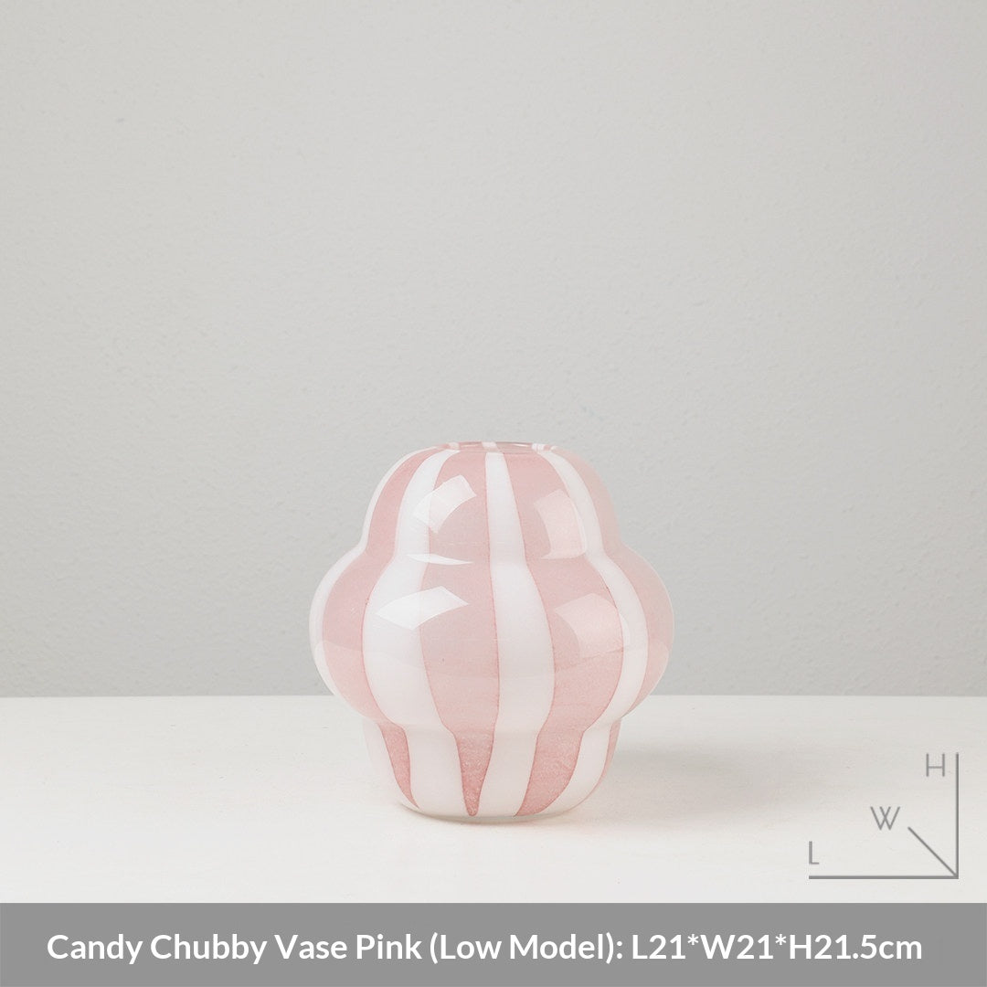 Creative Living Room Decor A Stained-glass Vase For Flower Arrangements